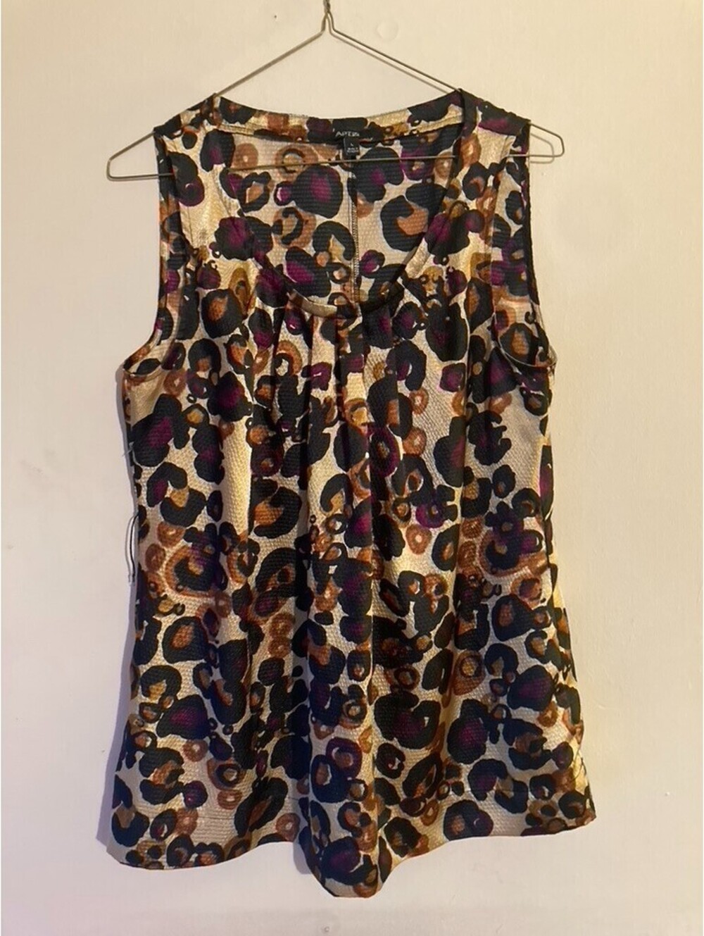 Women's Vintage Apt 9 Animal Print Vest Short Dress - Size L